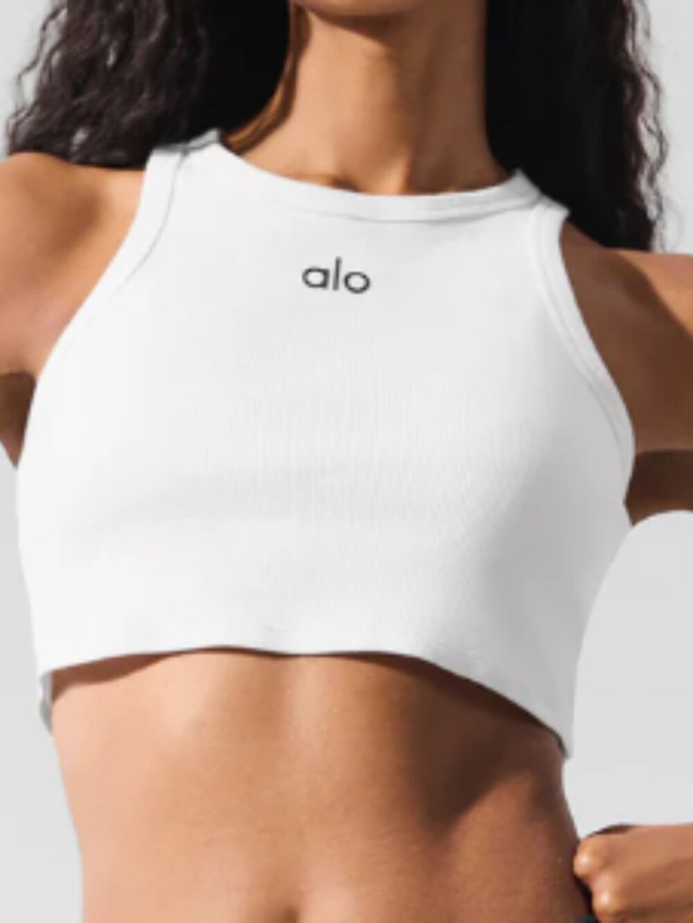 ALO Yoga Match Point Tennis Skirt & Aspire Tank Set White/Black | Size M | NWT - Picture 10 of 11